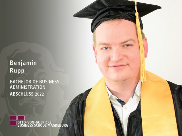 Benjamin Rupp (BBA-Abschluss 2022)